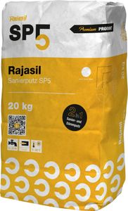 Rajasil SP5 (Sanierputz SP5 mit H2O-KON-Technologie)