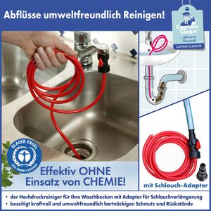 Captain Clean Rohrfrei-Power mit Rücklaufventil