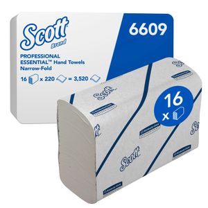 Scott® Hand Towels - Narrow-Fold / White