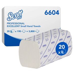 SCOTT® EXCELLENT Hand Towels - Interfolded / White / Small