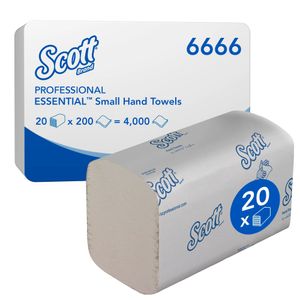 SCOTT® ESSENTIAL Hand Towels - Interfolded  White 2 ply