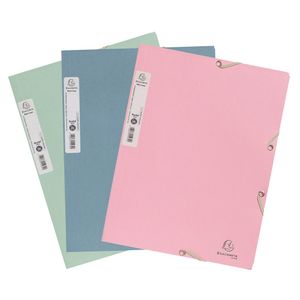 Exacompta Autentik elasticated folders with or without flaps, in different colours, various versions