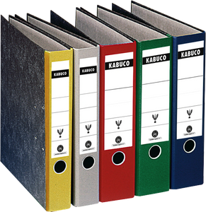 KABUCO Lever arch files Recycling, Lever arch files fibreboard