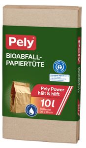 Pely Bio-Papiertüten 10L 10 Stück