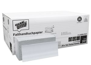 CLEAN and CLEVER  c-fold handtowels 2 ply