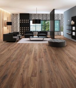 Laminatboden "Altitude", Dicken 7 bis 14 mm, Verschiedene Dekore, Formate und Strukturen