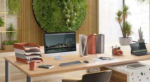 CEP Storage products made of injection-molded plastic (letter tray, waste garbage can, pencil holder, desk module, wall shelf...) in the colors black, beige, sand, terracotta, storm gray, mint or powder pink