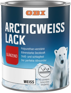 OBI Arcticweiss Lack glänzend