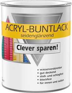 Clever Sparen! Acryl-Buntlack seidenglänzend