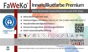 Farben Koch FaWeKo Innensilikatfarbe Premium