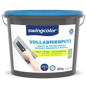 swingcolor Vollabriebputz 1,5 mm