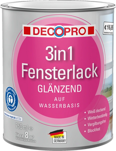 DecoPro 3in1 Fensterlack glz