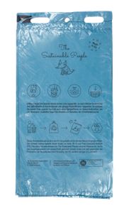 Different types of trash bags and dog waste bags