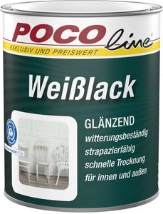 Pocoline Weißlack glänzend