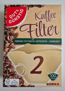GUT & GÜNSTIG Kaffeefilter Größe 2