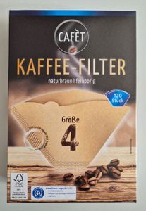 CAFÈT Kaffeefilter Größe 4