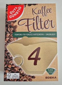 GUT & GÜNSTIG Kaffeefilter Größe 4