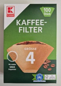 K-Classic Kaffeefilter Größe 4