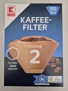 K-Classic Kaffeefilter Größe 2