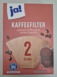 JA! Kaffeefilter Größe 2