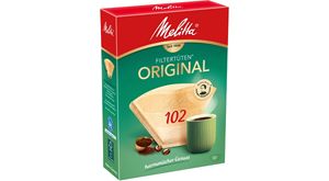 Melitta Filtertüten 102/80 Naturbraun