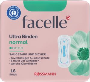 Facelle ultra binden My Fit in sizes: normal, normal + wings, extra long protect + wings, extra long + wings and extra night protection
