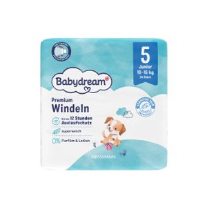 Babydram Windeln in den Größen Junior, Junior Plus, XL, XL Plus und XXL