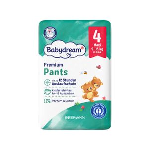 Babydream pants in den Größen Maxi, Junior, XL, XXL und XXXL