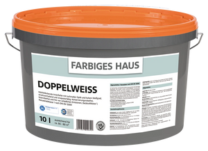 FARBIGES HAUS DOPPELWEISS