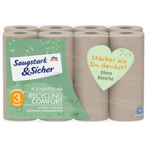 dm Saugstark & Sicher 8x140 3lg - Küchentuch
