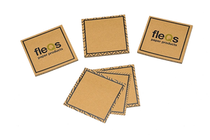 FleQs sticky notes made from 100% recovered paper