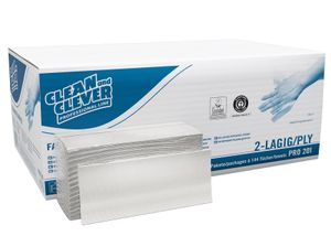 CLEAN and CLEVER c-fold handtowels 2 ply
