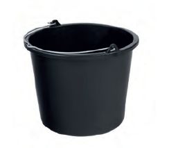 Building bucket, Rectangular mortar box, Round mortar box, Paint bucket an Paint tray according attechment