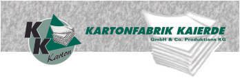 Logo Kartonfabrik Kaierde GmbH & Co.KG